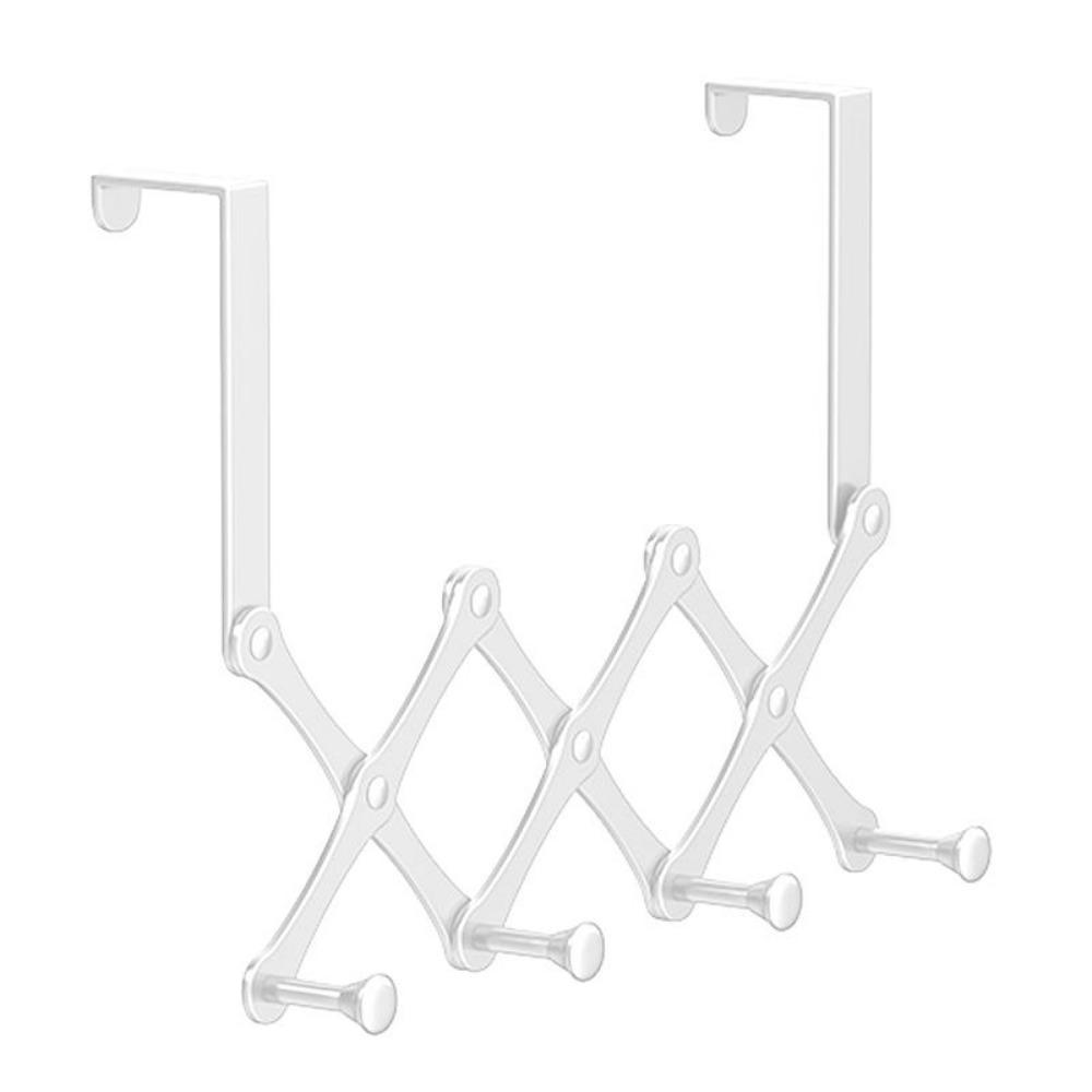 No-Punch Clothes Coat Hooks Carbon Steel Clothing Hangers Door Hooks Hanger  Kitchen Supplies