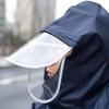 Mountain Bike Raincoat, Student Long-Style Full-Body Rain Poncho, Adult Unisex Oversized Raincoat with Backpack Space