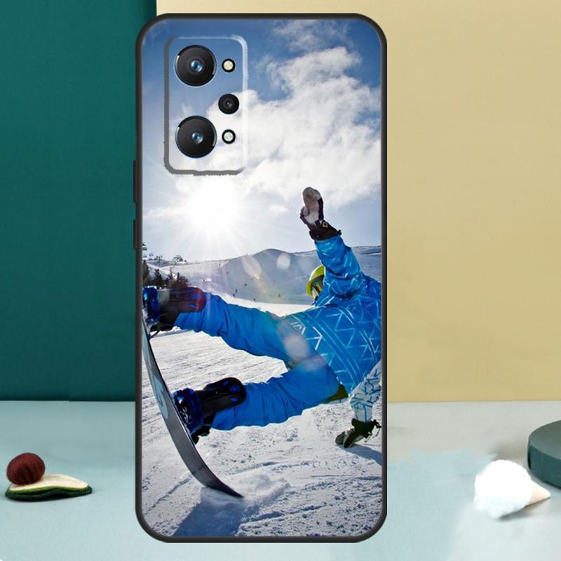 Крутые спортивные чехлы для сноубординга для Realme 13 12 10 11 14 Pro Plus GT 6 5 6T GT7 Pro C55 C53 C51 C21Y C25S C75 C67 C61