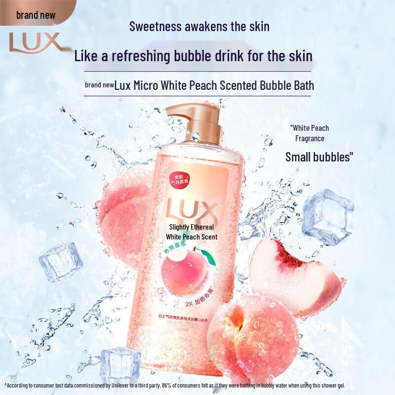 LUX White Peach Scent Shower Gel & CeraVe Lotion Duo