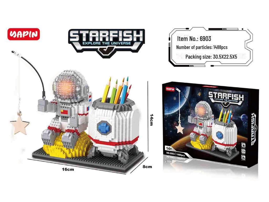 Совместимые блоки для микросверления серии Astronaut: Идеальные подарки на дни рождения, День святого Валентина и выпускной как для мужчин, так и для женщин.