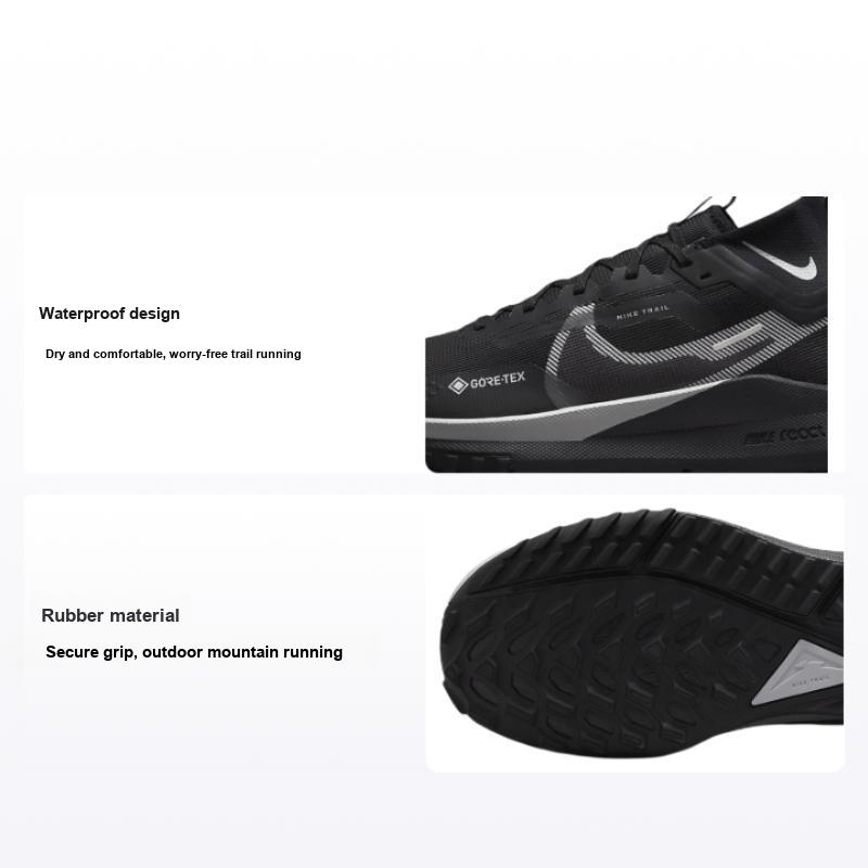 Nike React Pegasus Trail 4 GORE-TEX Black Reflect Silver Мужские кроссовки Wolf-Grey DJ7926-001