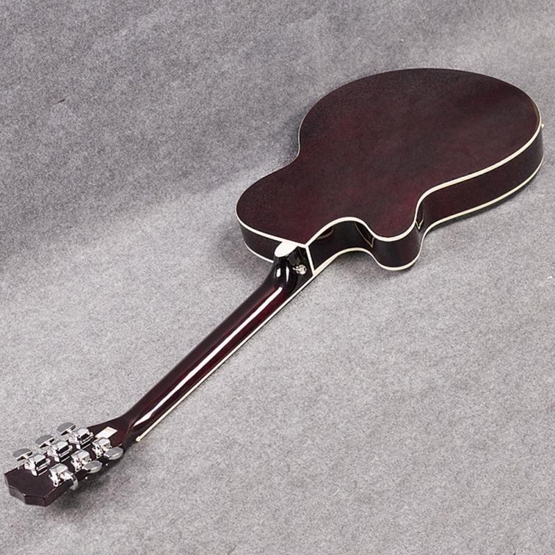 Гитара акустическая электрическая со стальными струнами, тонкий корпус, 40-дюймовая гитара, 6-струнная гитара