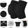 2Pcs Sports Compression Knee Pads Elastic Knee Protector Thickened Sponge Knee Brace Support For Dancing Workout Training