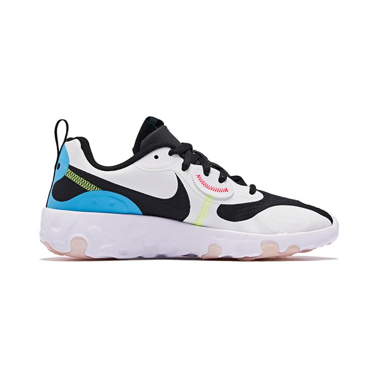 Nike Кроссовки для бега Renew Lucent 2, дышащие и износостойкие, низкие, детские, Белый Черный Синий CN8552-101