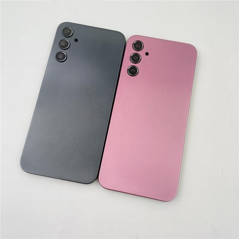 Для SAMSUNG Galaxy A14 4G A145, SM-A146B Задняя крышка корпуса из стекла для аккумулятора, Запасная часть корпуса задней двери С рамкой для объектива камеры