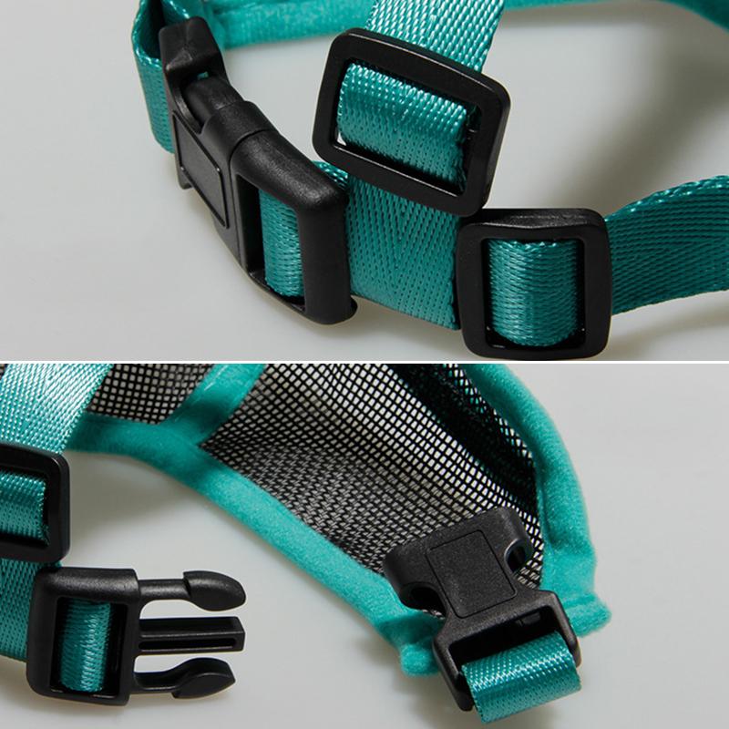 Короткие морды для домашних собак, регулируемые дышащие сетчатые намордники для французского бульдога и мопса, маска для морды, средства против лая DC05