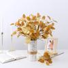 Home Decor Leaves With Fruits Artificial Eucalyptus Stems Bridal Bouquet Simulation Plants Branches