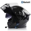 Electric vehicle helmet for men and women with Bluetooth, dual visors, winter helmet, motorcycle racing helmet, all-season full-face safety helmet
