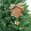 Подвеска в виде рождественской елки с колокольчиком, декоративная подвеска, милый рождественский декор для дома