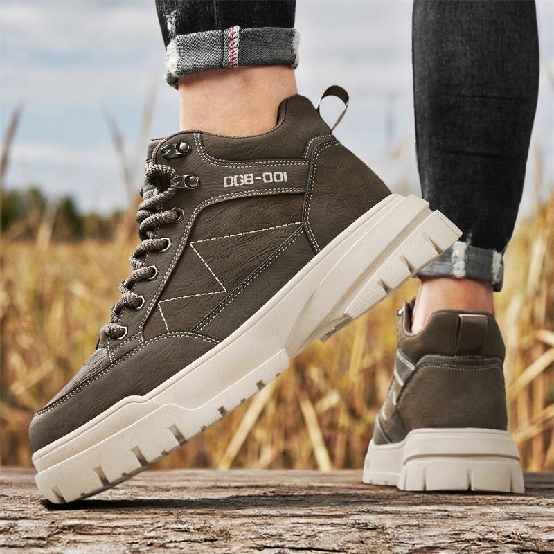 New Fashion Autumn And Winter Men's Low Top Martin Boots Students Male Boys Trending Soft Sole Work Shoes Labor Protection Martin Sneakers