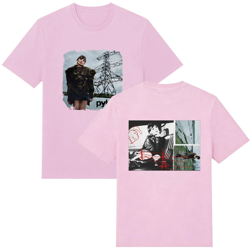 Summer High Quality Cotton Tee Beabadoobee Pylon The Album Cover Cartoon Print T Shirts Unisex Comfort O-neck Short Sleeve Tops