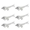Stainless Steel Chopstick and Knife Rests of 6 Long and Knife Rests Plaza Original Dog-shaped [Set Dachshunds] Spoon, Fork, [Coco Packaging]