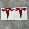 100% Оригинальный металлический логотип-эмблема Tesla Model 3/Y - Комплект для замены на передний или задний багажник, Декоративные элементы кузова, Аксессуар для автомобиля