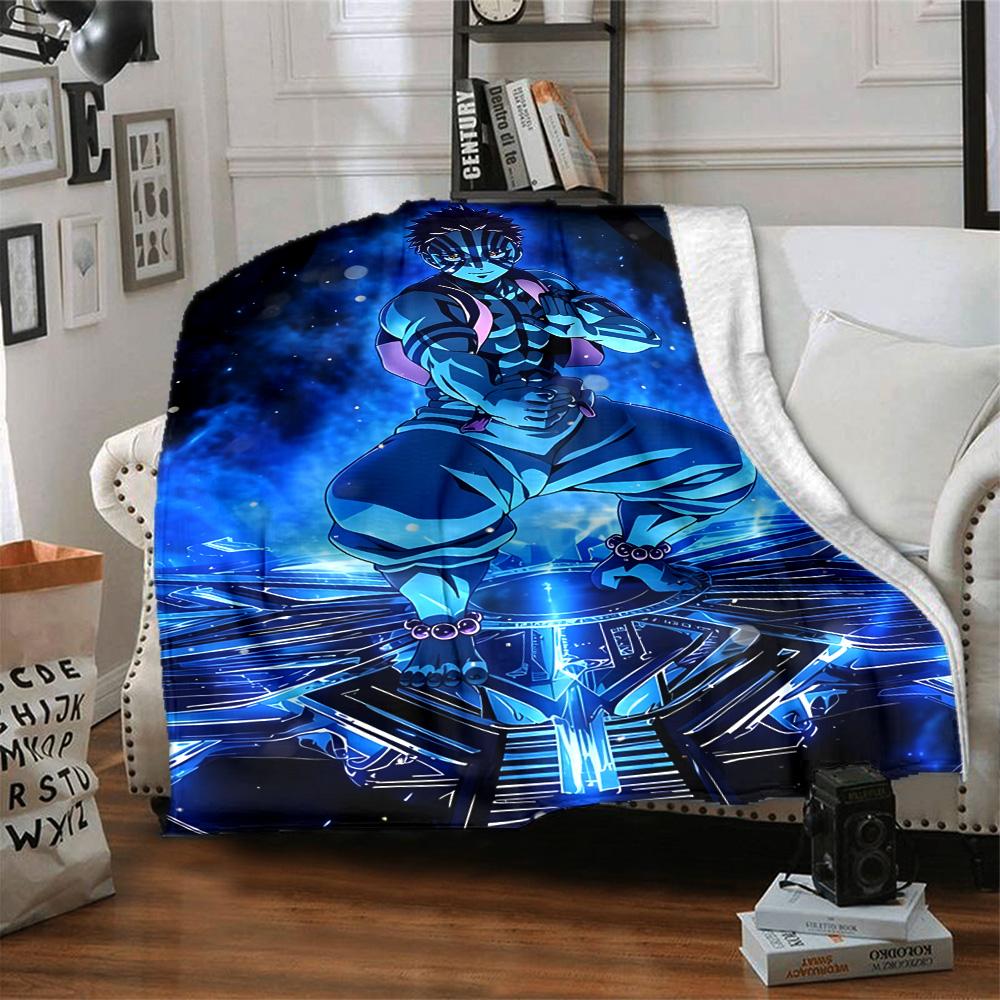 1pc Akaza Blanket, Gift, for Men and Women, Soft Blanket, Good for Sofa Bed Couch Travel, Lightweight Flannel Blanket