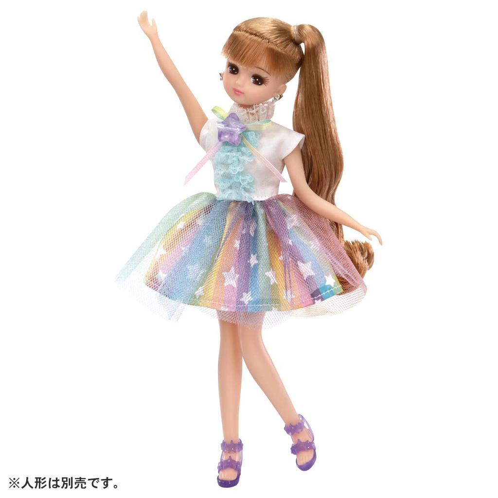 TAKARA TOMY Dress Rainbow Doll Pretend Play Toy for Ages 3 and Meets Toy Safety ST Mark One Size Fits All "Licca-chan LW-02 Shower" Dress-Up Up,