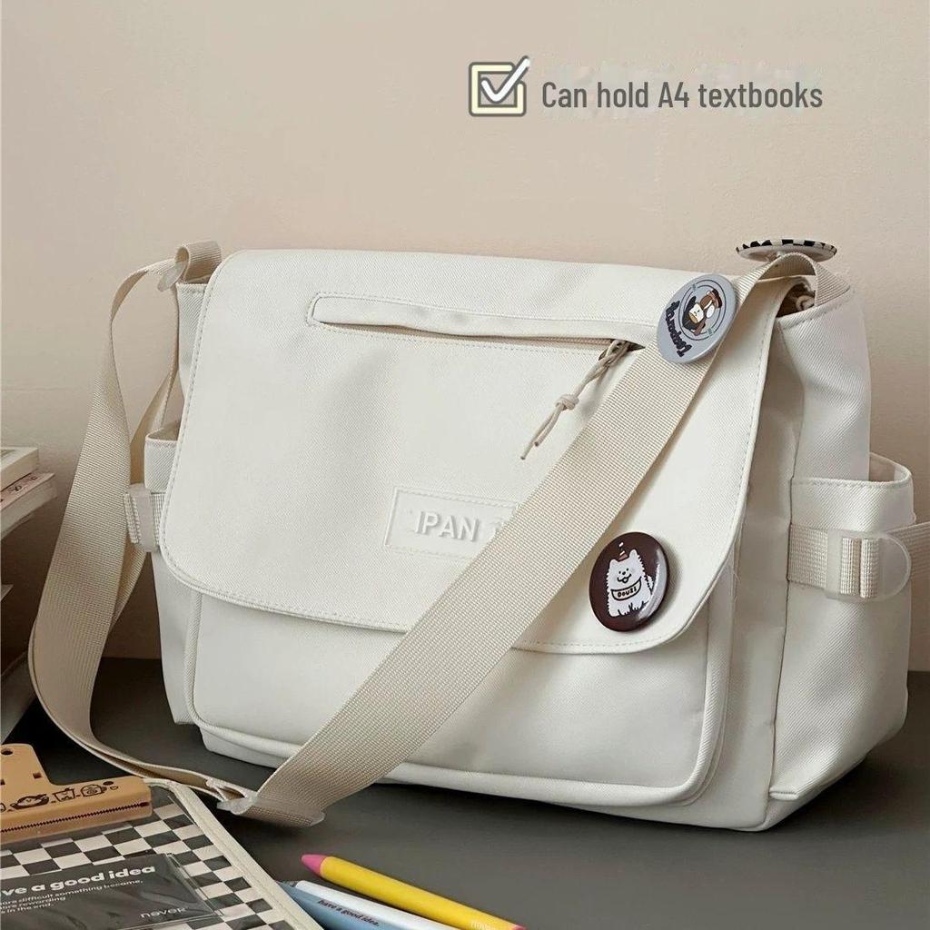 Повседневная студенческая сумка-мессенджер большой вместимости - в японском стиле, в корейском стиле
