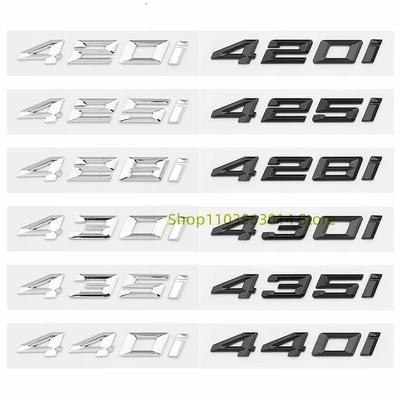Новые Цифры Буквы 420i 428i 430i 435i 440i ABS Эмблема для 4 Серии F32 F33 F36 G22 G23 Наклейка с Названием на Багажник Автомобиля