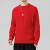 Hot Sale, New Knitted Crew Neck Sweater In Autumn and Winter, Men's Bottom Knitted Sweater and Sweater