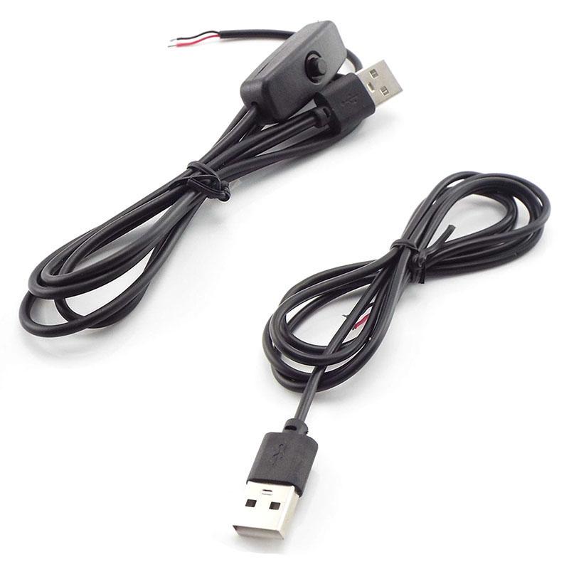 5 В 12 В USB 2.0 DC Mirco Male Female Cable Switch Регулируемый блок питания зарядный разъем ремонтный шнур для DC USB Вентилятор охлаждения