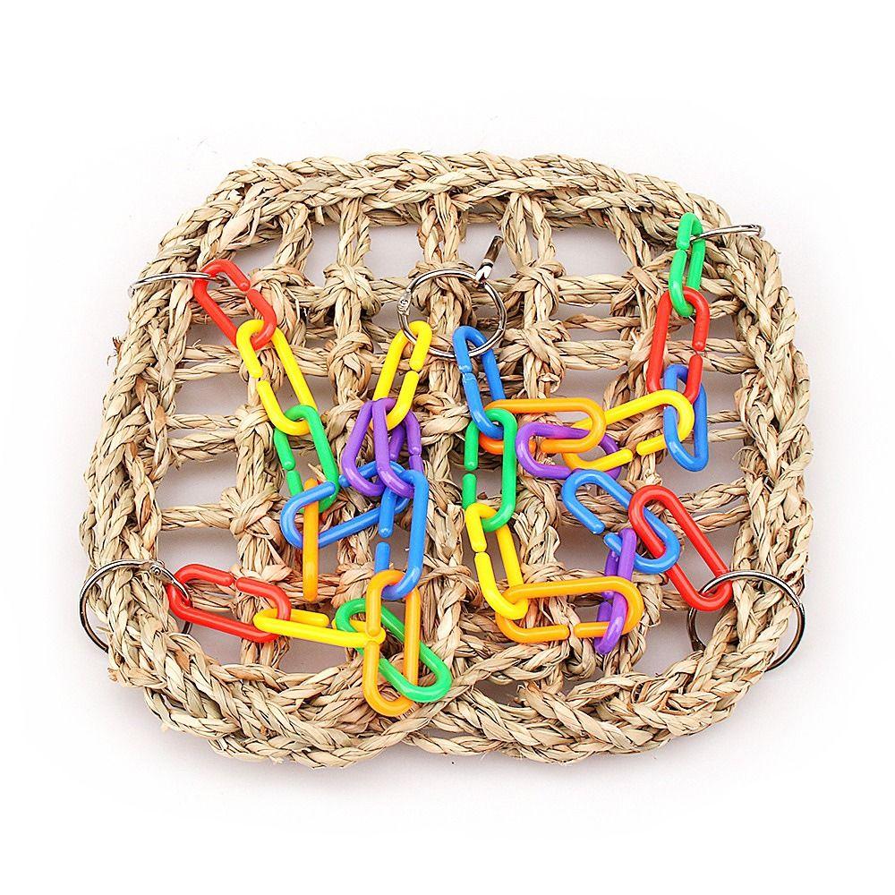 Bite resistant for Parakeets Bird Perch Bird Hanging Bed Parrot Hammock Parrot Swing Toys