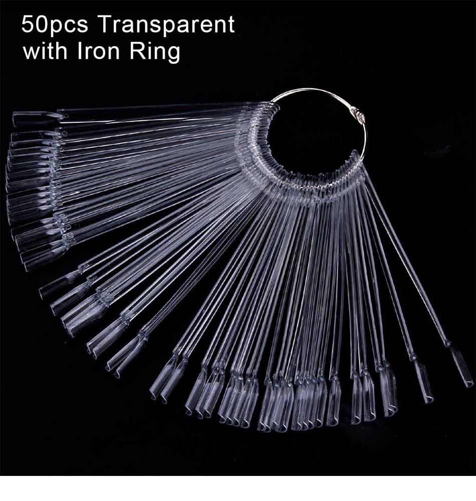 1 комплект, накладные ногти, веер, инструмент для демонстрации дизайна ногтей, прозрачная капсула для ногтей, искусственный маникюр, акриловый УФ-гель-лак