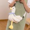 Cute Duck Plush Shoulder Bag Coin Purse Yellow White Duck Bag Toys Birthday Gift Animal Stuffed Goose Doll Satchel
