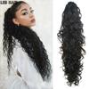 Synthetic Claw Clip Ponytail Wig For Women Extension Long Curly Fibers Natural Soft Daily Use