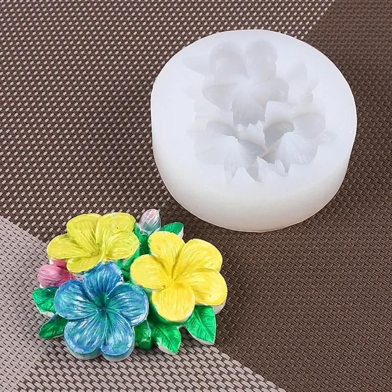 Carnation Flower Silicone Cake Mold 3D Fondant Mold Cupcake Jelly Candy Chocolate Cake Decoration Kitchen Baking Tool Moulds
