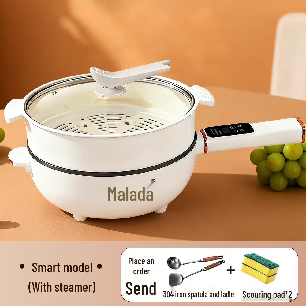 Умный антипригарный универсальный электрический вок для жарки и кастрюля для приготовления пищи для общежитий и домохозяйств