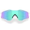 Oakley Sunglasses 0OO9512D CYBR ZERO POLISHED WHITE PRIZM SAPPHIRE 95120239 Polarized [Oakley]