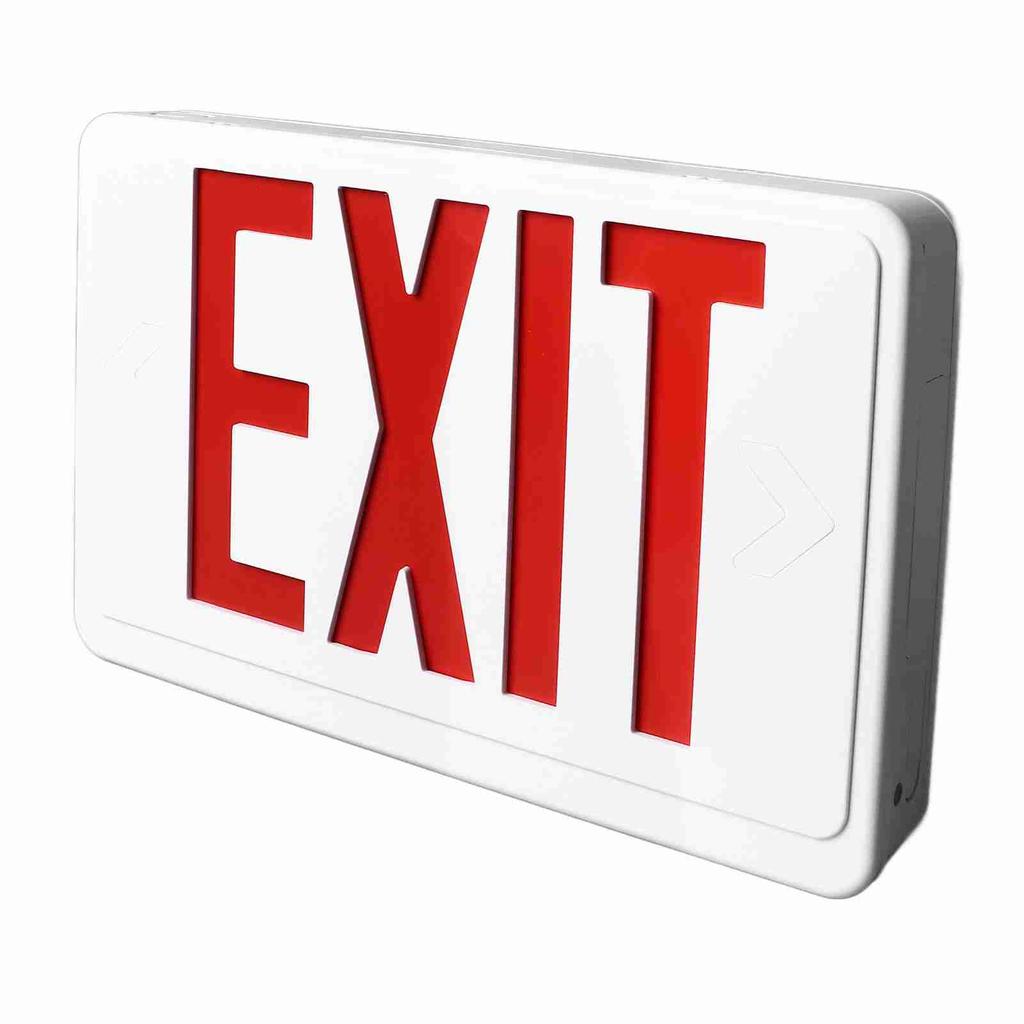 Светодиодный аварийный указатель выхода Профессиональная степень защиты IP30 Долговечный светодиодный указатель выхода красного цвета для бизнеса AC85‑265V