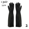 Anti Chemical Lab Rubber Acid Alkali Safety Gloves Labor Supplies Industry Gloves Latex Gauntlets