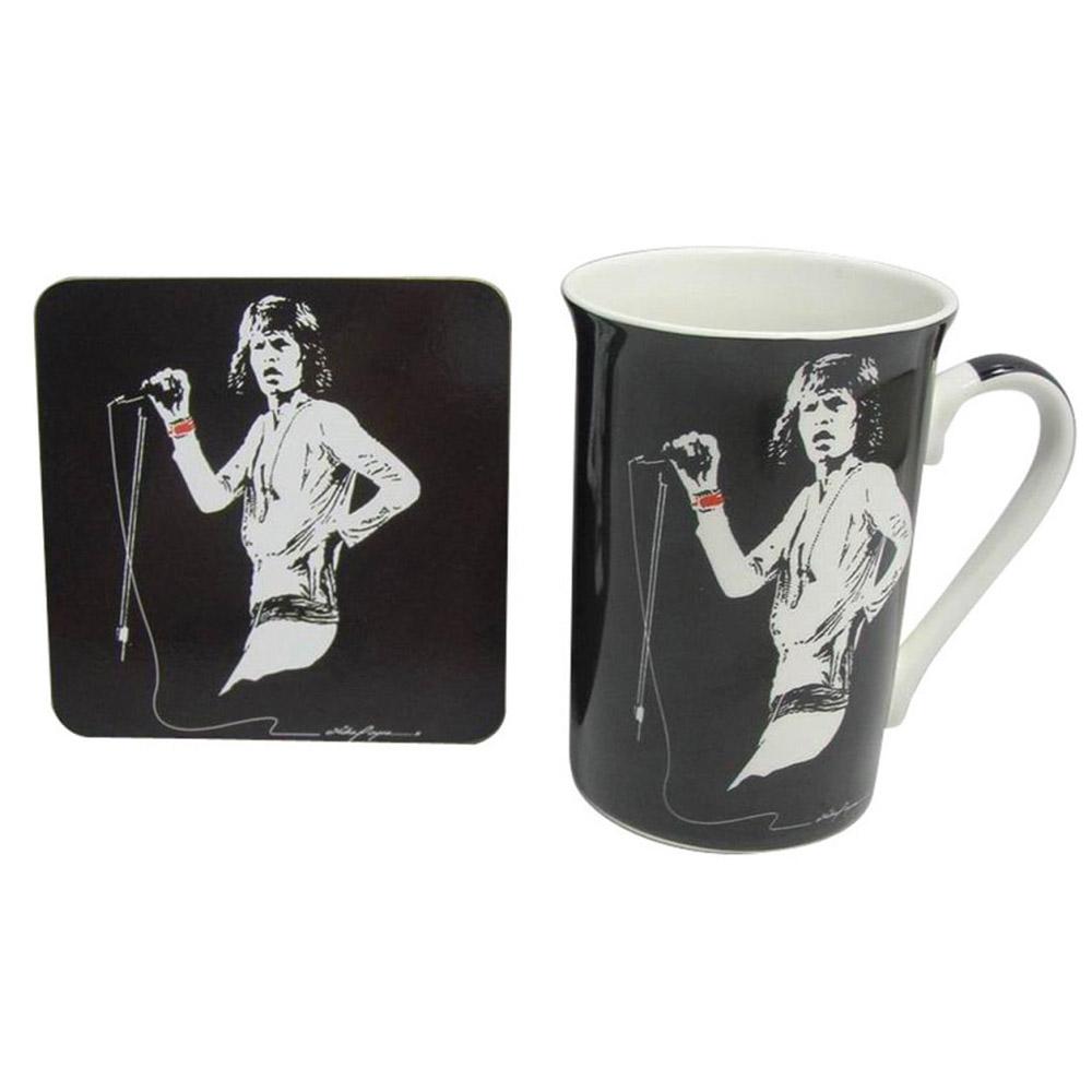 Dakota Legends Can Mug and Coaster (Mick Jugger)