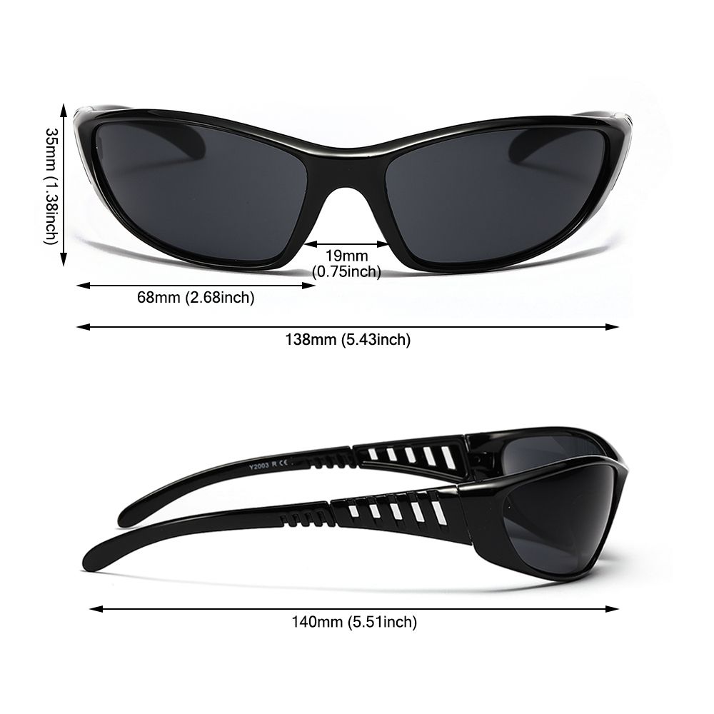 Punk UV400 Goggles Sun Glasses Aesthetic Y2K Sunglasses Sports Sunglasses Cycling