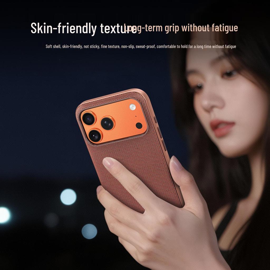 Apple 17 Pro Max Official Fabric Case | Tech Texture | iPhone 16 Magnetic | Drop Protection