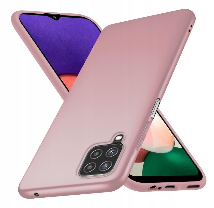 Pink Back Cover Case for Samsung Galaxy A22 4G+ Glass