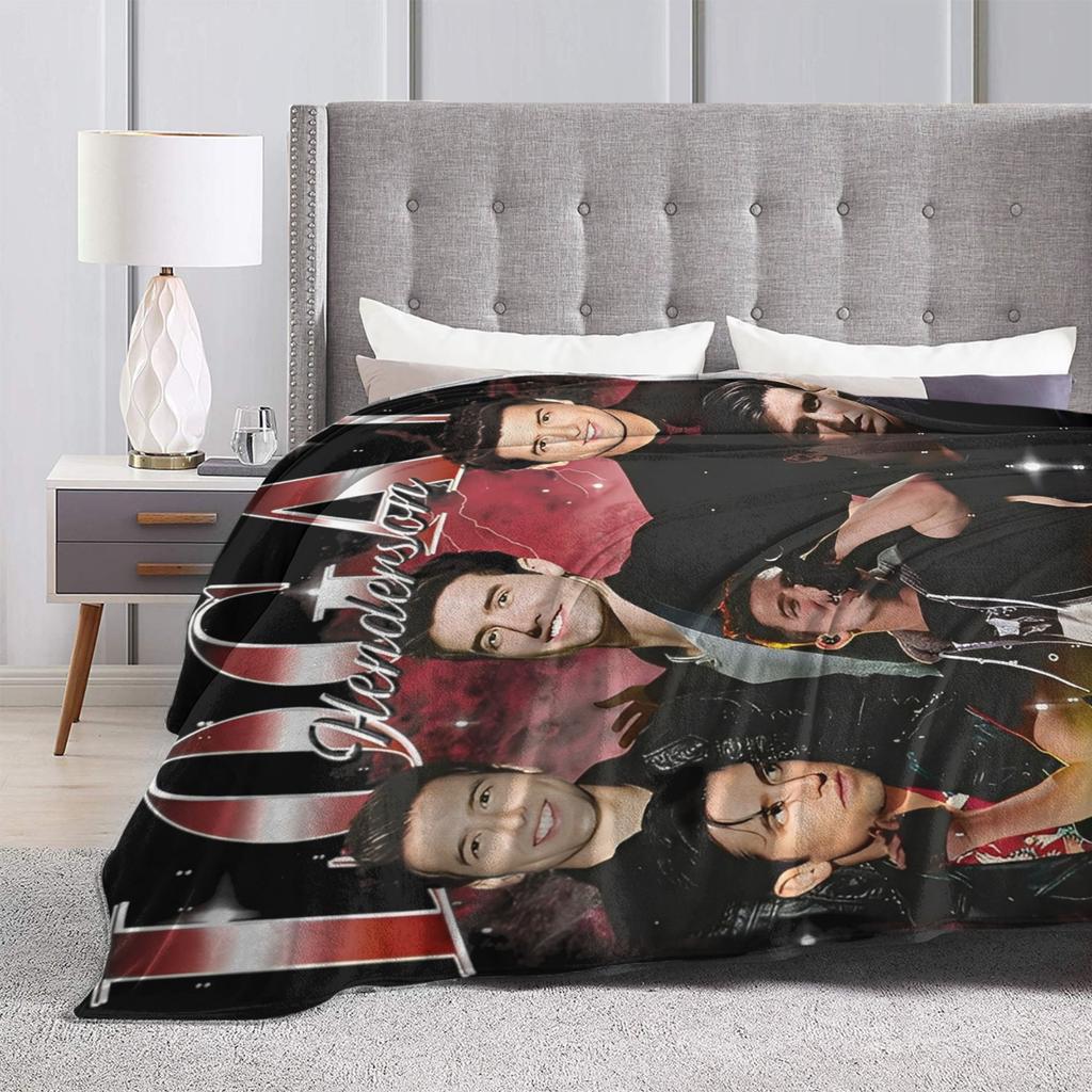 Big Time Rush Логан Хендерсон Пледы Качественные Супер Мягкие Плед Зимний Путешествия Домашний Декор Новинка Покрывало