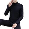 Men's Double-Sided German Velvet Thermal Underwear Set - Half-High Collar, Thickened for Fall and Winter