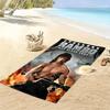 Rambo First Blood Print Beach Towel, Large Soft Quick Dry Towel for Beach Camping Swimming