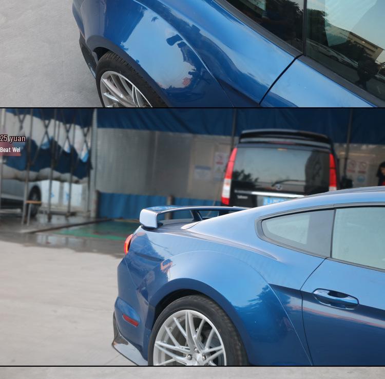15-23 Ford Mustang GT Trunk Spoiler: ABS Tail Wing