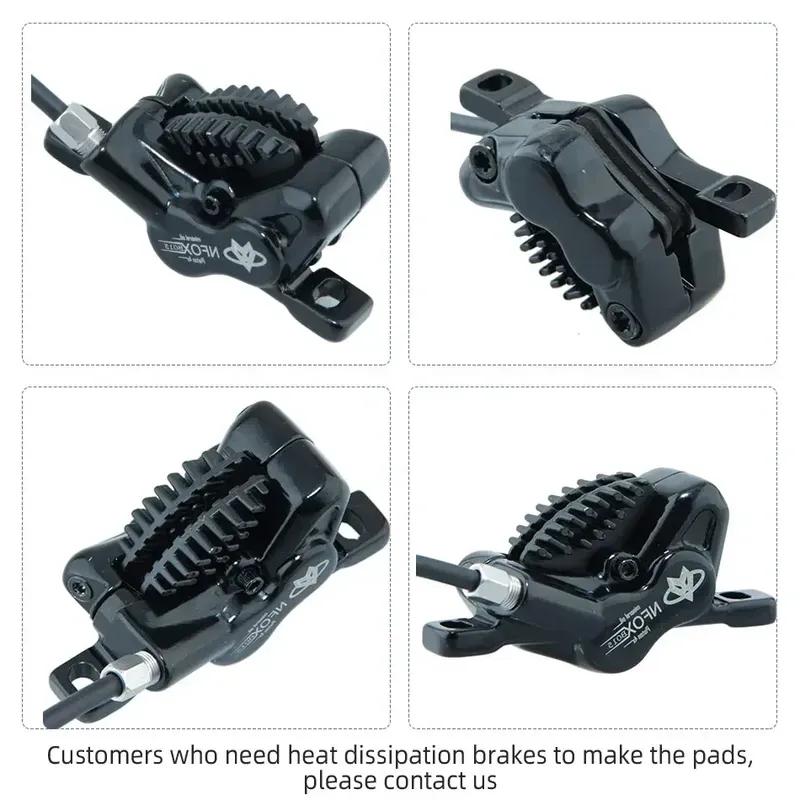 4-piston Disc Hydraulic Brake E-bike Folding Mountain Bike Bicycle Power Off Electric Scooter Caliper Handle Lever Accessories