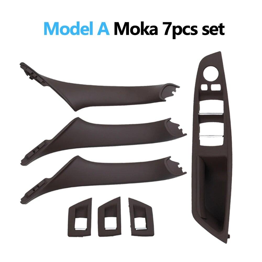 RHD Right Hand Driver Interior Door Window Switch Panel Pull Handle 7PCS Set For BMW F10 F11 F18 520 523 525 528 530