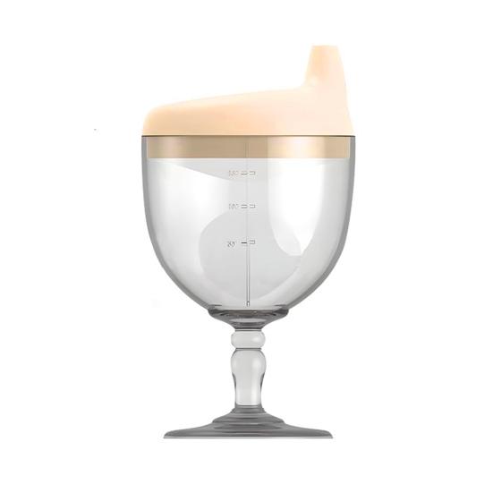 150 мл Детская винная кружка с удобной ручкой, силиконовым чехлом, бокалом для вина, кружкой для напитков, непроливающейся, обучающей кружкой с воздуховыпускным отверстием, пластиковой крышкой