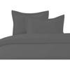 Duvet Cover - DUBLANC - Anthracite - 220x240cm - 100% Cotton - 2 Pillowcases 65x65cm