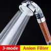 3 режима, ванна, душ, регулируемая насадка для струи душа, экономия воды под высоким давлением, анионовый фильтр для ванной комнаты, насадка для душа и спа