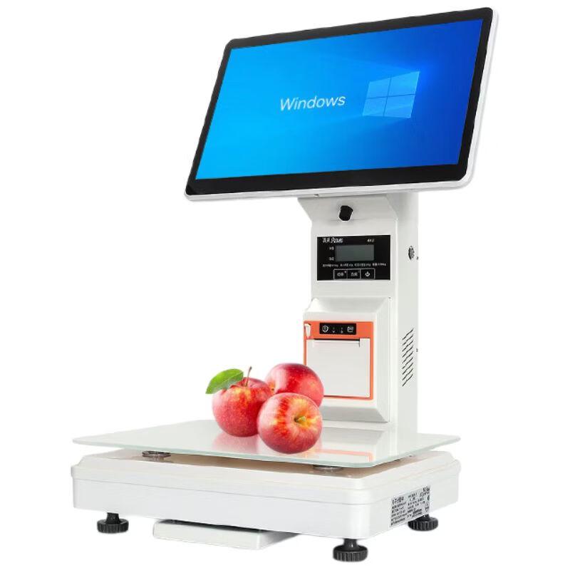 Hamilton AI Smart All-in-One POS Scale System CN plug (adapter included)