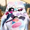 1pc Steven Universe Digital Printed Flannel Blanket, Super Soft Plush Fleece Bed Cover, Multipurpose Four Season Blanket for Sofa, Bed, Offi