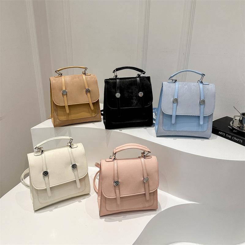 Трендовая фактура повседневный рюкзак женский весна-лето 2024 новая мода иностранный стиль сумка через плечо простая пригородная косая сумка