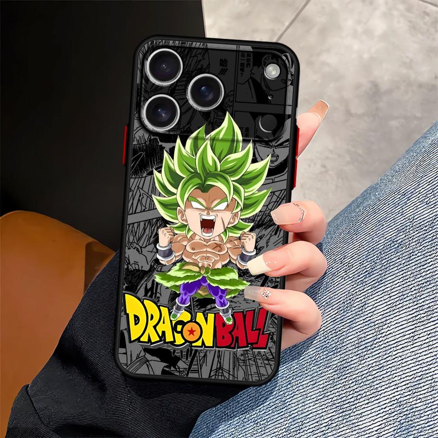 Чехол Dragon Ball Broly Goku для iPhone 13 Mini 17 16 Pro Max 15 Plus 12 14 11 XS 17 Air 16e Задняя крышка телефона